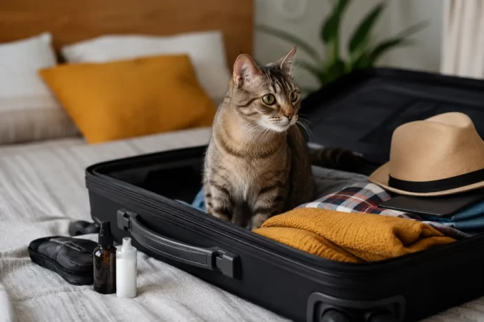 Viajar con un gato- Guía estratégica para organizar sus vacaciones y su higiene